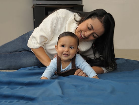 Safe Sleep Recommendation: Make sure your baby has tummy time while awake every day.